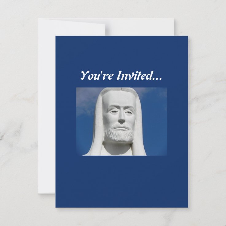 Jesus Christ Religious Invitation | Zazzle