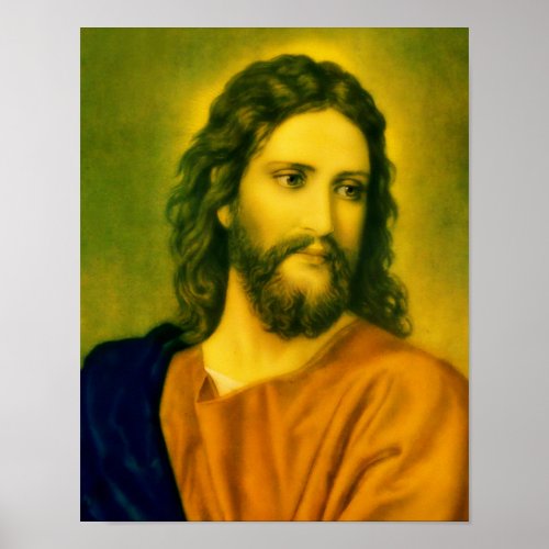Jesus Christ Responds to the Rich Man Print Poster