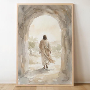 Jesus Christ Resurrected, Easter Painting, Jesus Poster