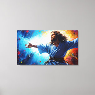 Jesus Christ resurrection  Canvas Print
