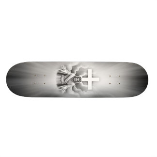 Jesus Christ Resurrection Cross Design Skateboard Deck