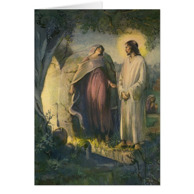 Jesus Christ Risen by the Tomb by ML Greer (Front)