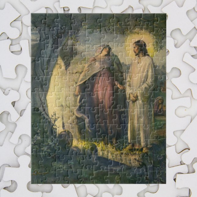 Jesus Christ Risen by the Tomb by ML Greer Jigsaw Puzzle (Creator Uploaded)