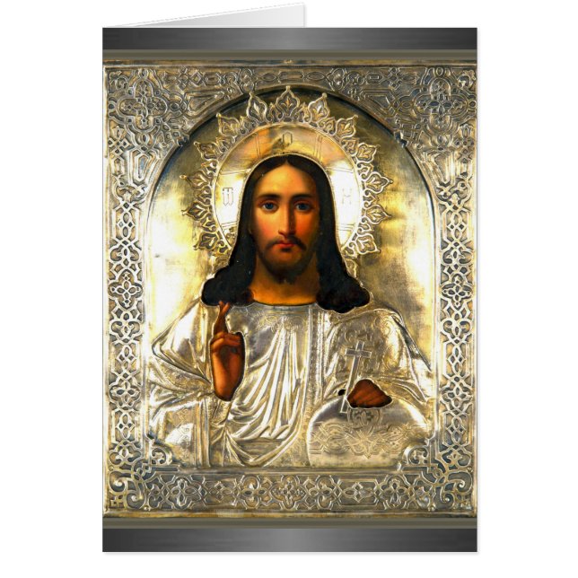 Jesus Christ (Russian) Icon Cards (Front)
