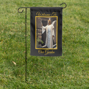 Jesus Christ’s Knocking Invitation of Light Garden Flag