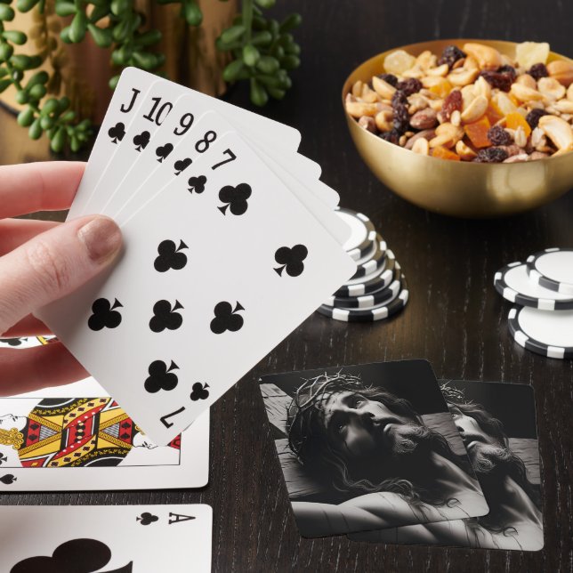Jesus Christ’s Pain and Eternal Redemption Poker Cards (In Situ)