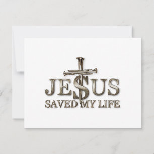Jesus Christ Saved My Life Gift For Women Men