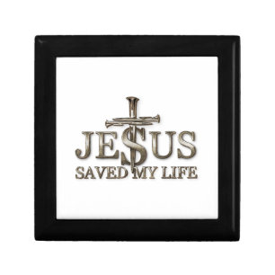 Jesus Christ Saved My Life Gift For Women Men Gift Box