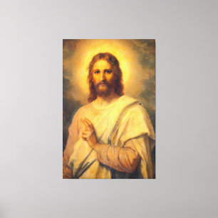 Jesus Christ Savior Canvas Print