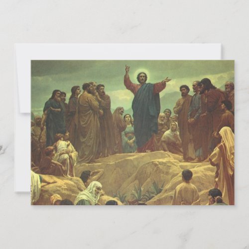 Jesus Christ Sermon on the Mount Vintage Religion