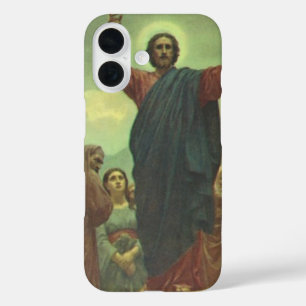 Jesus Christ Sermon on the Mount, Vintage Religion iPhone 16 Case