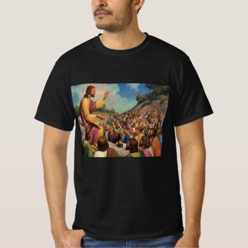 Jesus Christ Sermon on the Mount Vintage Religion T_Shirt