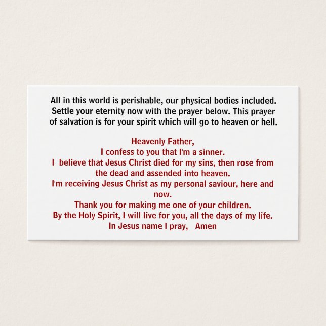 Jesus Christ, Settle Your Eternity Now W... (Front)