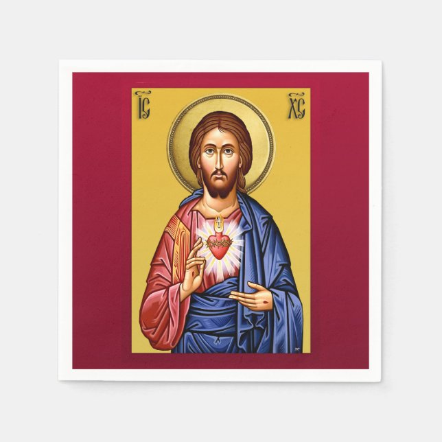 Jesus Christ son of God new Napkins (Front)