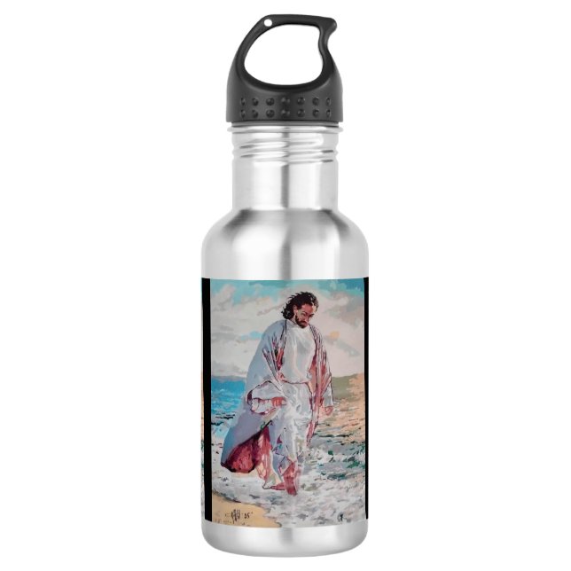 JESUS CHRIST  STAINLESS STEEL WATER BOTTLE (Front)