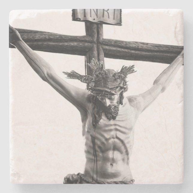 JESUS CHRIST  STONE COASTER (Front)