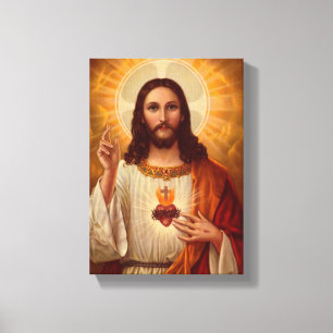 Jesus Christ Stretched Canvas Print Canvas