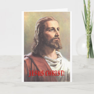 JESUS CHRIST! superstar christmas card