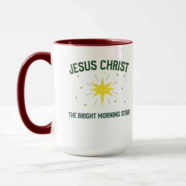 Jesus Christ The Bright Morning Star Mug (Left)