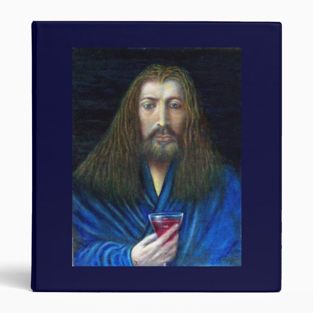 JESUS CHRIST, THE CHALICE IN EMMAUS BINDER (Front)