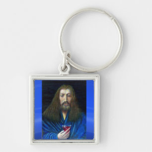 JESUS CHRIST, THE CHALICE IN EMMAUS KEYCHAIN