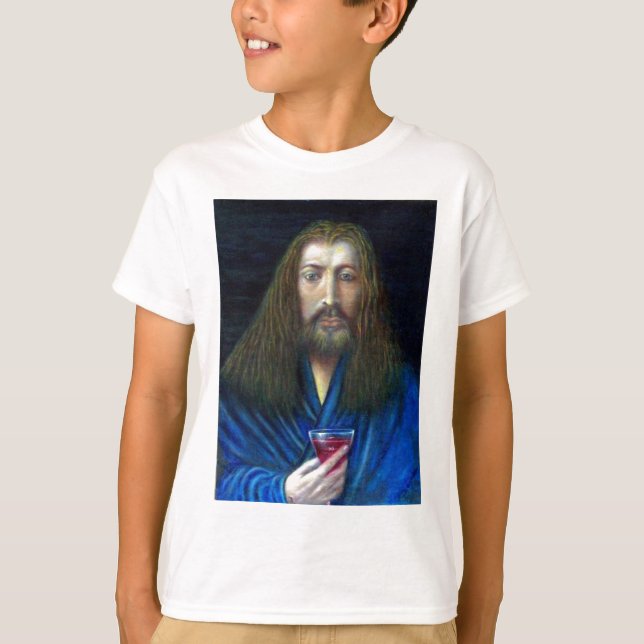JESUS CHRIST, THE CHALICE IN EMMAUS T-Shirt (Front)