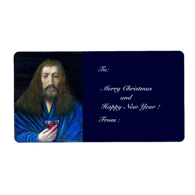 JESUS CHRIST,THE CHALICE LABEL (Front)