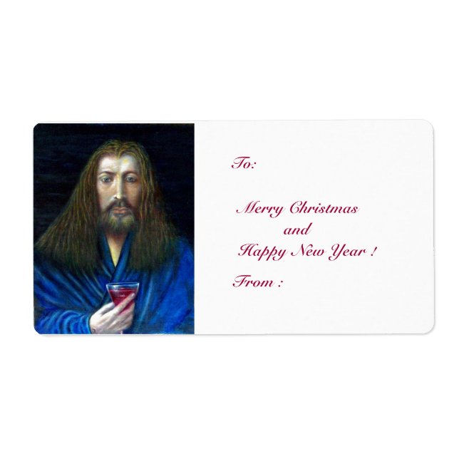 JESUS CHRIST,THE CHALICE LABEL (Front)