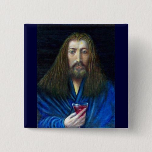 JESUS CHRISTTHE CHALICE PINBACK BUTTON