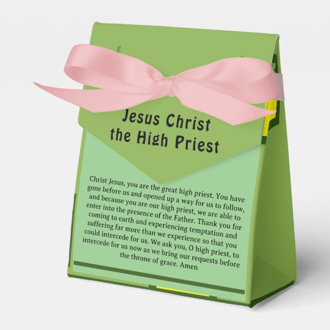 Jesus Christ the High Priest Favor Boxes (Front Side)