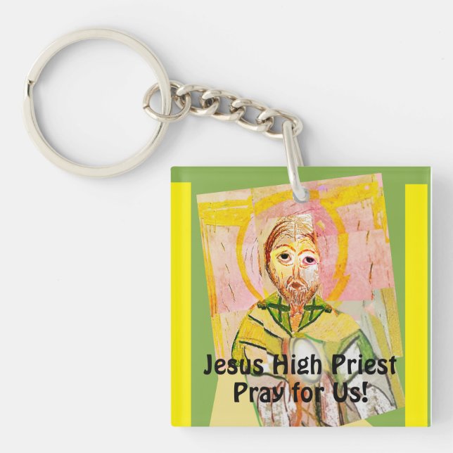 Jesus Christ the High Priest Keychain (Front)