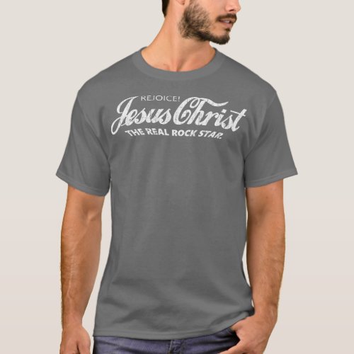 Jesus Christ The Real Rock 1974 T_Shirt
