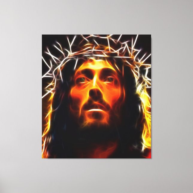 Jesus Christ The Savior Canvas Print (Front)
