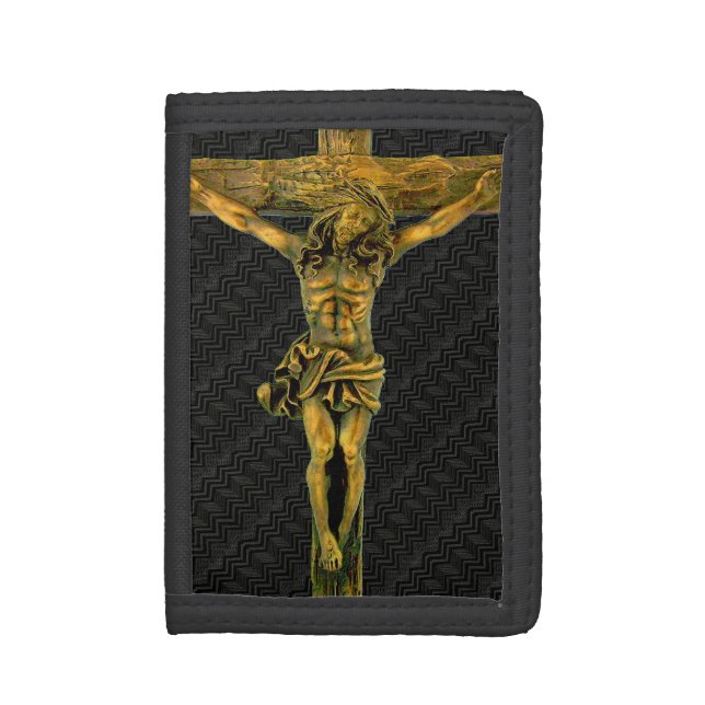 Jesus Christ the Saviour on the Cross Trifold Wallet (Front Vertical)