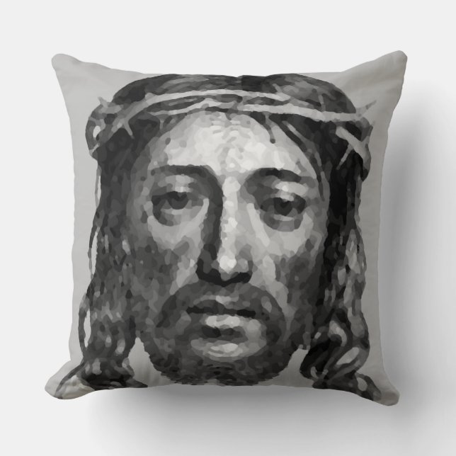 JESUS CHRIST THROW PILLOW (Front)