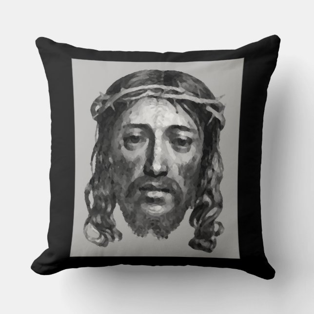 JESUS CHRIST THROW PILLOW (Front)