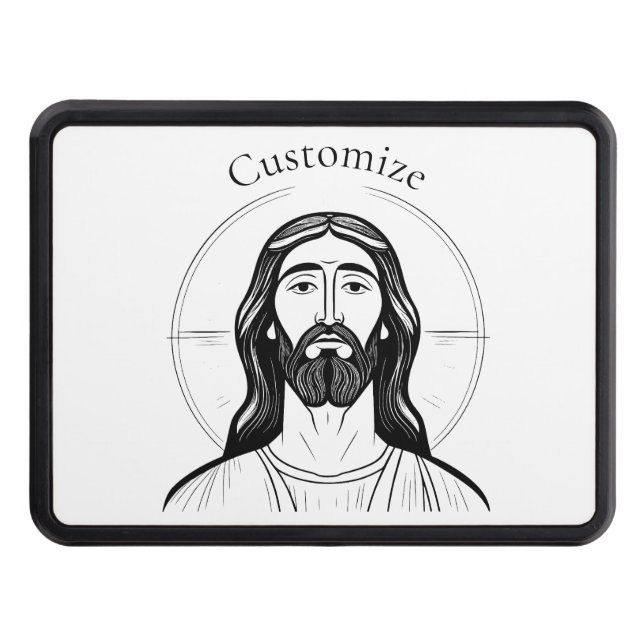Jesus Christ Thunder_Cove Hitch Cover (Front)