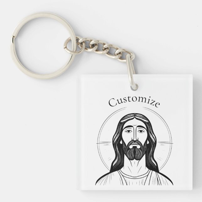 Jesus Christ Thunder_Cove Keychain (Front)
