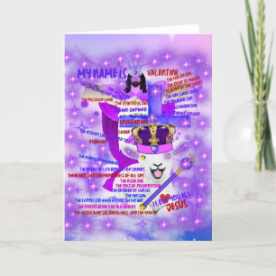 Jesus Christ Valentine Lamb Greeting Card