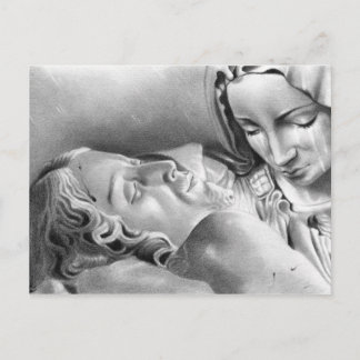 Jesus Christ Virgin Mary Postcard