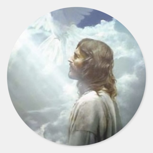 Jesus-Christ-Wallpapers-15 Classic Round Sticker (Front)