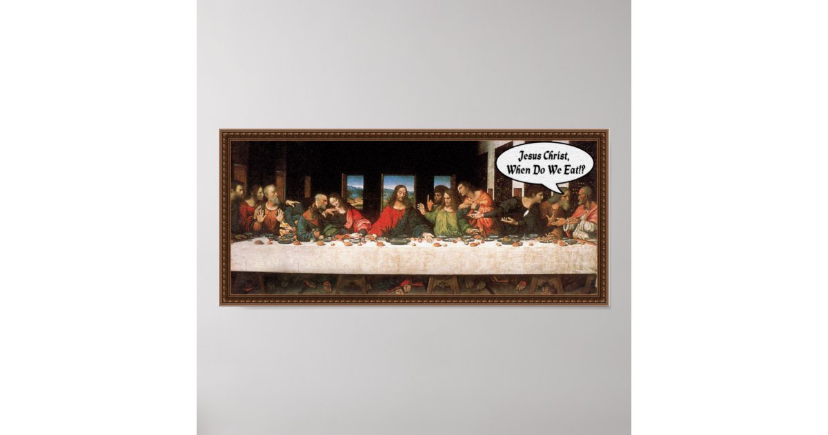 last supper parody posters