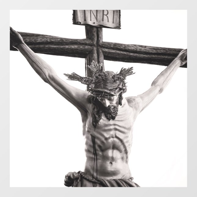 JESUS CHRIST  WINDOW CLING (Sheet)