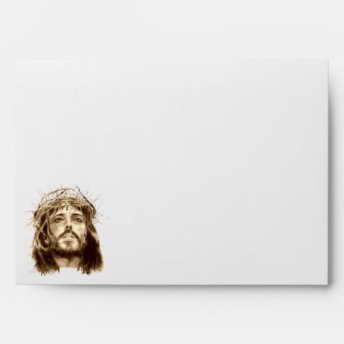 Jesus Christ with a Crown of Thorns Envelope