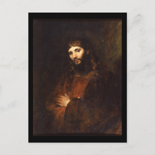 Jesus Christ with Arms Crossed Postcard