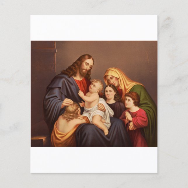 Jesus Christ with Children Premium Fine Art (Front)