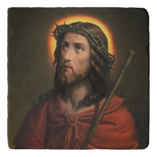 Jesus Christ with Crown of Thorns Trivet