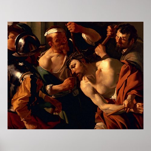 Jesus Christ with the Crown of Thorns Poster