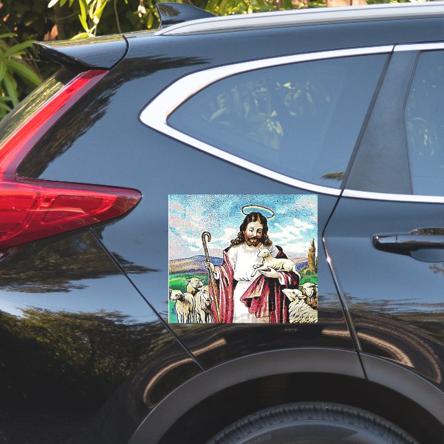 JESUS CHRISTIAN BIG CAR DECAL STICKERS (Car Side)