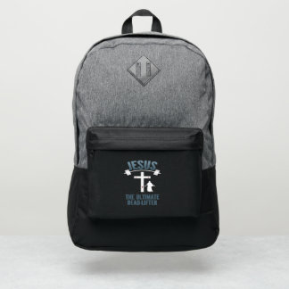 Jesus Christian Bodybuilding Pun Port Authority® Backpack